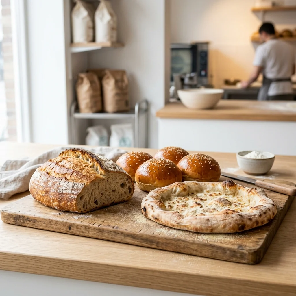 Delicious Bread, Buns, and Pizza Base